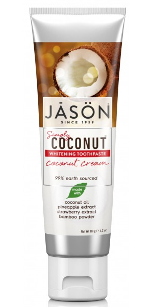 Jason Simply Coconut Whitening Toothpaste Coconut Cream 119g